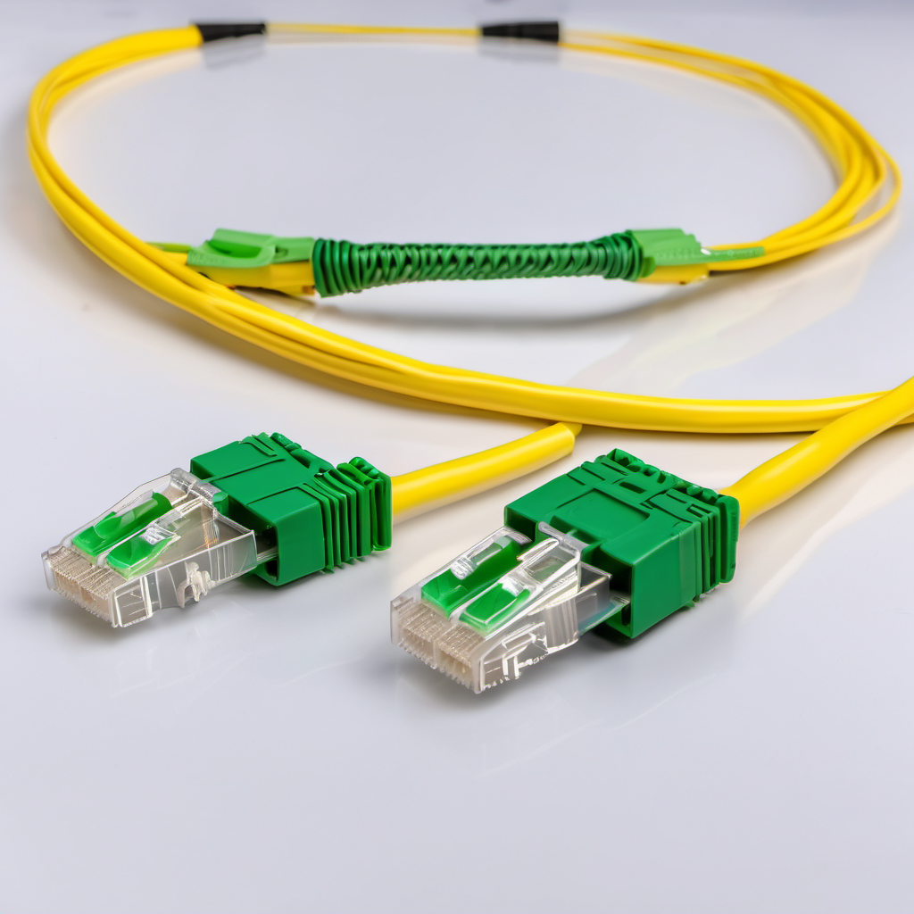 SC/APC to SC/APC Single Mode Patch Cord 3m fiber optic jumper