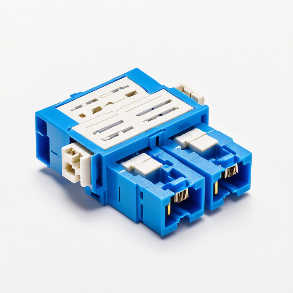 LC-LC Duplex Single Mode Fiber Adapter